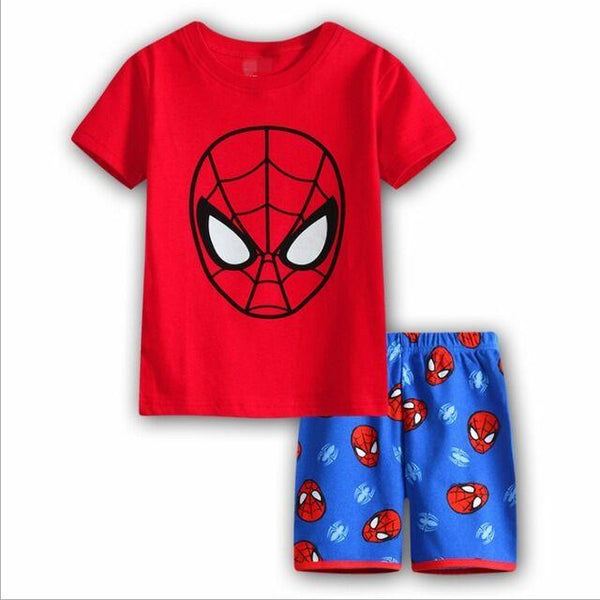 2019 Hot Summer Kids Pajamas Baby Boys Clothing Cartoon Costume Short Sleeve Pijamas children Sleepwear Pajamas Sets