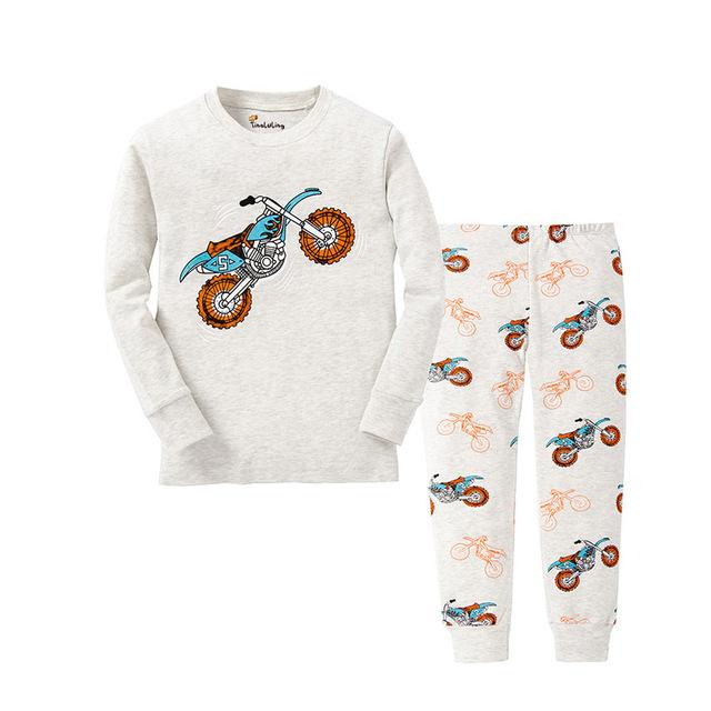 Children Clothes Kids Clothing Set Boys Pajamas Sets Girls Sleepwear Baby Pyjama Child Cars Nightwear Print Pajamas