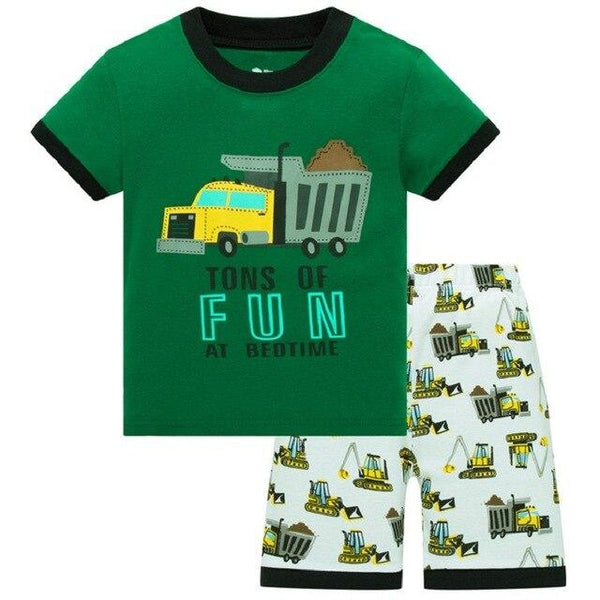 Retail! Brand Summer Kids Boys Whale Print Pajamas Short Sleeve Set Cartoon Pijamas Sleepwear Toddler Pyjamas Clothing
