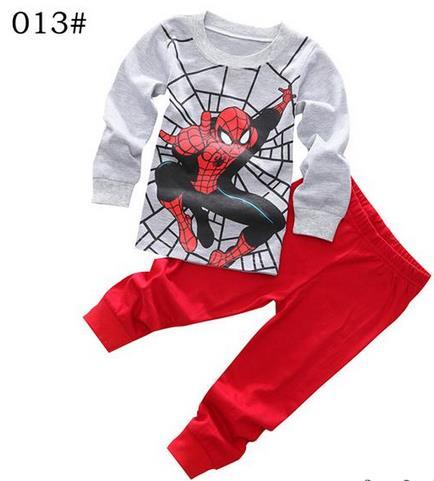 Retail Kids Cartoon pyjamas clothes sets Children New Long Sleeve Pajamas Baby Girl Boys Sleepwear Clothing Set for children