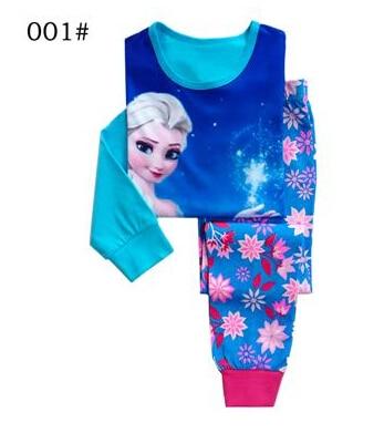Retail Kids Cartoon pyjamas clothes sets Children New Long Sleeve Pajamas Baby Girl Boys Sleepwear Clothing Set for children