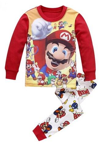 Retail Kids Cartoon pyjamas clothes sets Children New Long Sleeve Pajamas Baby Girl Boys Sleepwear Clothing Set for children