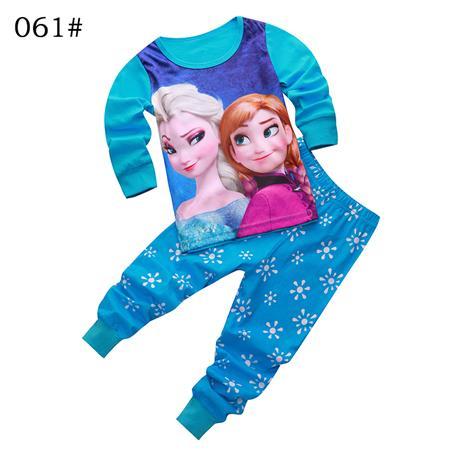 Baby Boys Girls Pajamas Children Long Sleeve Casual Clothes Set Bodysuit Kids Cartoon Sleepwear Boys Homewear Clothing P158