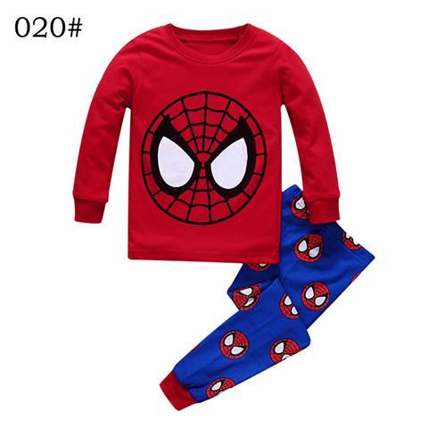 Baby Boys Girls Pajamas Children Long Sleeve Casual Clothes Set Bodysuit Kids Cartoon Sleepwear Boys Homewear Clothing P158