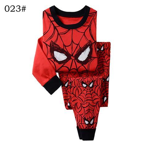 Baby Boys Girls Pajamas Children Long Sleeve Casual Clothes Set Bodysuit Kids Cartoon Sleepwear Boys Homewear Clothing P158