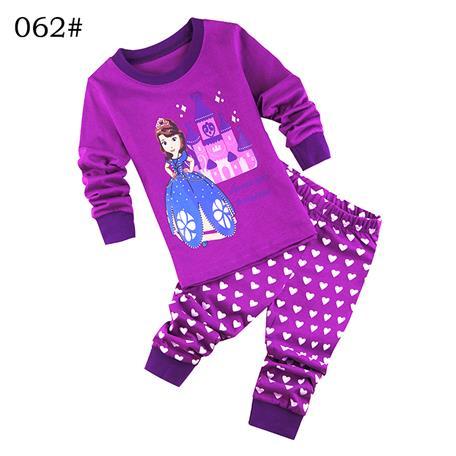 Baby Boys Girls Pajamas Children Long Sleeve Casual Clothes Set Bodysuit Kids Cartoon Sleepwear Boys Homewear Clothing P158