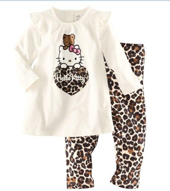 2019 Girls Cartoon Pijamas Kids Pyjamas Children Pajamas Clothing Set Long Sleeve Kids Sleepwear Girls Pajama Sets