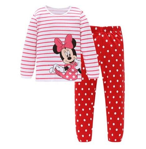 2019 Girls Cartoon Pijamas Kids Pyjamas Children Pajamas Clothing Set Long Sleeve Kids Sleepwear Girls Pajama Sets