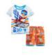 2019 Summer Children Cartoon Pyjamas Clothing Sets Boys Girls Short Sleeve Tops+Pants Suit Baby Kids Pajamas Set for 2-7T