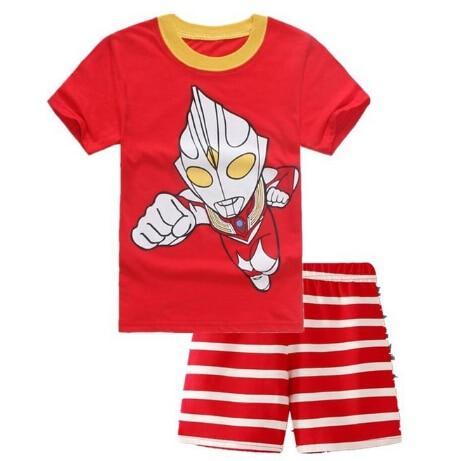2019 Summer Children Cartoon Pyjamas Clothing Sets Boys Girls Short Sleeve Tops+Pants Suit Baby Kids Pajamas Set for 2-7T