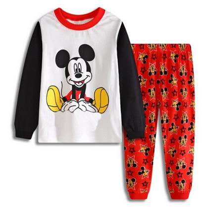 Baby Boys Pyjamas Set Cutyome Long Sleeve Autmn Winter Kid Cotton Home Sleepwear Nightgown Children's Animal Pajama Set