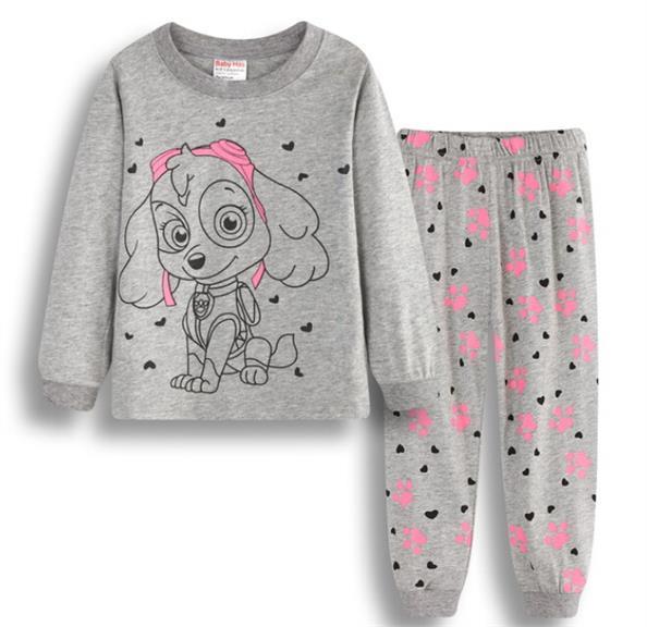 Baby Boys Pyjamas Set Cutyome Long Sleeve Autmn Winter Kid Cotton Home Sleepwear Nightgown Children's Animal Pajama Set