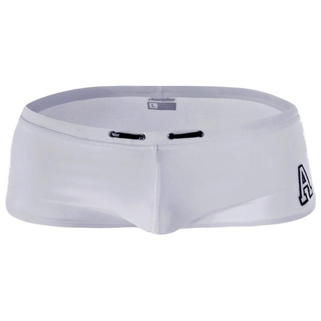 AUSTINBEM Hot Summer A Letter Men Shorts Swimsuit Swim Sexy Sunga Gay Mens Swimwear Swimming Boxer Trunks Man Beach Shorts 219