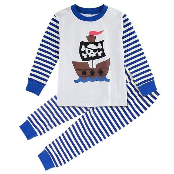 Kids Boy Winter Pyjamas Children Dinosaur Pijamas Cartoon Robot Digger Airplane Boy Pajamas Child Shark Sleepwear Car Nightwear