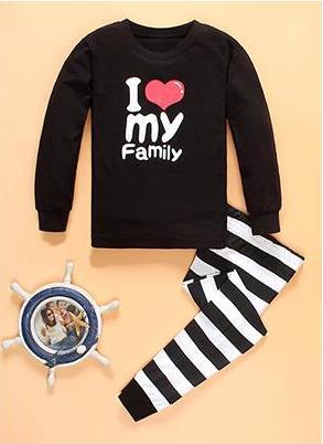 2019 kids pajamas sets Baby girl and boys clothes sweet dreams pijamas baby boys girls cartoon long sleeve T-shirt+Pants 2pcs