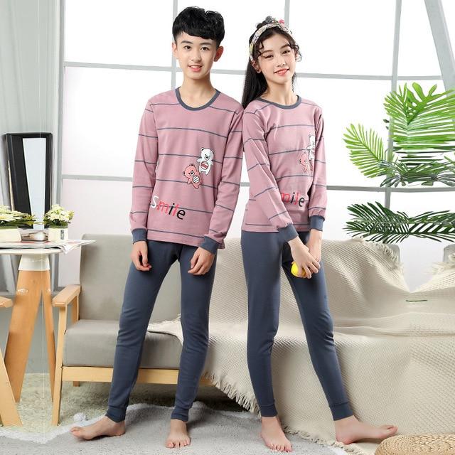 Autumn Children Clothes Kids Clothing Set Boys Pajamas Sets Nightwear Pajamas Girls Sleepwear Big Boy Girl Pyjamas Kids Clothes