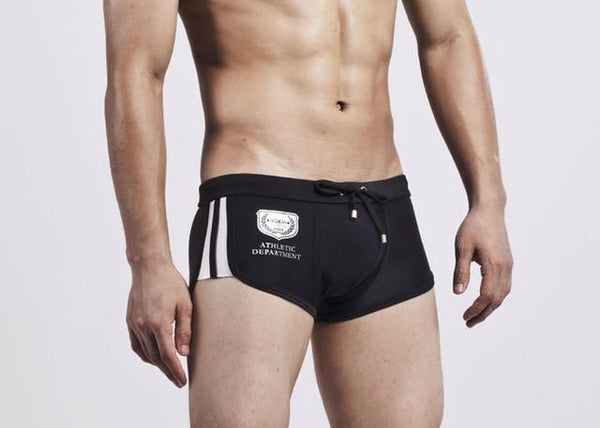 Free Shipping Mens Swimming Brief Tie Trunks Rope Style Swimsuit Sexy Bathing Pants For Men
