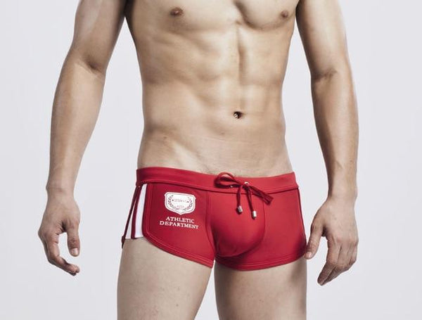 Free Shipping Mens Swimming Brief Tie Trunks Rope Style Swimsuit Sexy Bathing Pants For Men