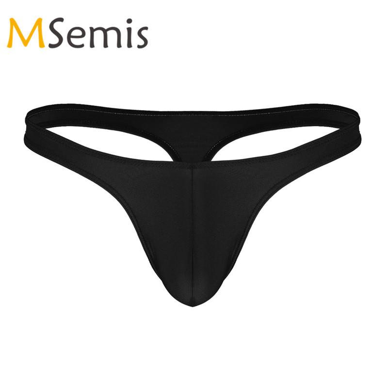 Gay Swimwear Mens Swimsuit Underwear Bikini G-string T-back Thong Briefs Lingerie Underwear Swimming Suit Low Rise Bulge Pouch