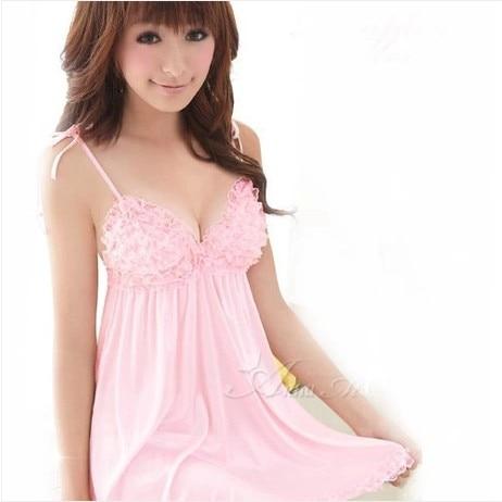 Sleepwear nightdress nightgrown Sexy lingerie night dress home clothes for women negligees nightie silk lace sleepwears