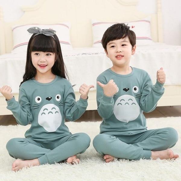 Winter Kids Pajamas Sleepwear Big Boys Girls Pajamas Sets 100-150cm Kids Clothes Nightwear Homewear Toddler Clothes Garcon Suits