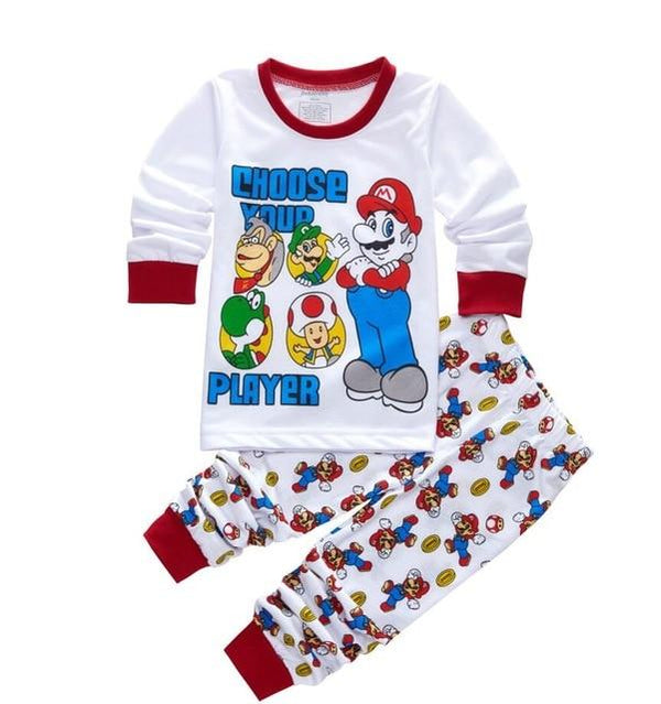 New Kids Toddler Baby Girls anna elsa tigger Mickey Minnie Mouse Sleepwear Pj's Cartoon Long Sleeve Top+Pant 2pcs Pajamas Sets