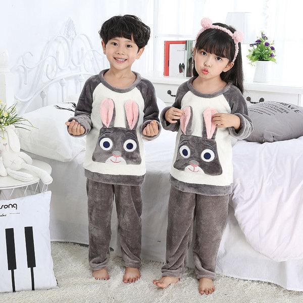 2019 New Warm Winter Kids Pajamas Sets Children Sleepwear Sets 962
