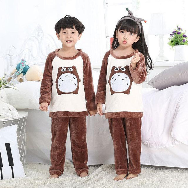 2019 New Warm Winter Kids Pajamas Sets Children Sleepwear Sets 962