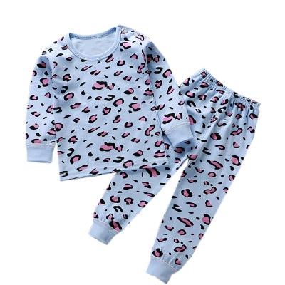 Cartoon Kids Pajamas Sets Cotton Boys Sleepwear Suit Warm Child Girl Pajamas Long Sleeve Tops+Pants 2pcs Children Clothing