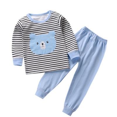 Cartoon Kids Pajamas Sets Cotton Boys Sleepwear Suit Warm Child Girl Pajamas Long Sleeve Tops+Pants 2pcs Children Clothing