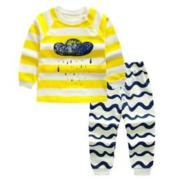 Special Sale 2pcs/set Long Sleeve Pyjamas Baby boys Cartoon Rabbit Printed Clothing suits