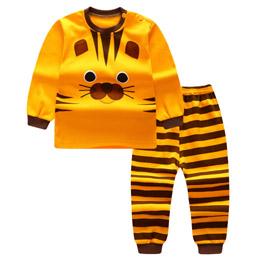 Special Sale 2pcs/set Long Sleeve Pyjamas Baby boys Cartoon Rabbit Printed Clothing suits