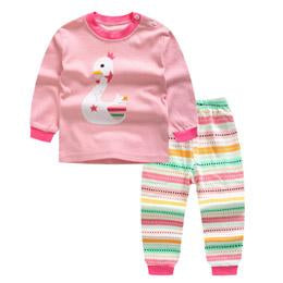 Special Sale 2pcs/set Long Sleeve Pyjamas Baby boys Cartoon Rabbit Printed Clothing suits