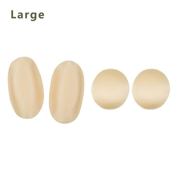 Men Swimwear Underwear 2 Pair Penis Pad Reusable Padded Enhancing Push Up Cup Sponge Pads Penis Protection For Panties Underwear