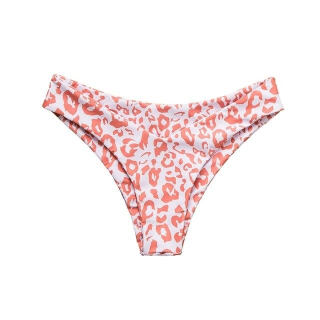 Floral Bikini Set Sexy Bandeau Swimwear Women Mixed Size Swimsuit Free Match Upper Bikini Halter Bathing Suit Beachwear Printed