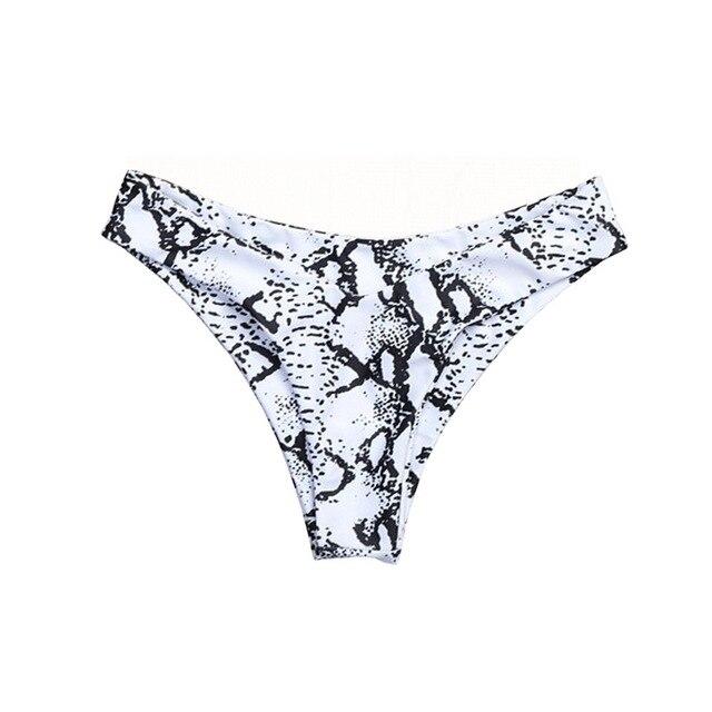 Floral Bikini Set Sexy Bandeau Swimwear Women Mixed Size Swimsuit Free Match Upper Bikini Halter Bathing Suit Beachwear Printed