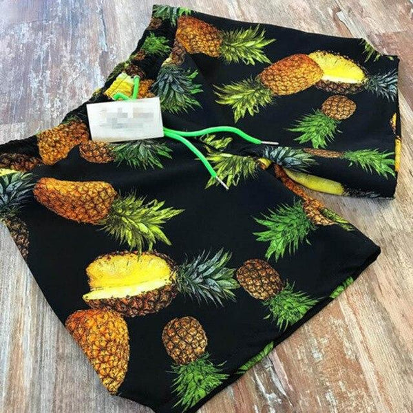 New Prints Beach Shorts For Man Breathable Surf Board Swimwear Quick Dry Swim Trunks Pants With Pocket Male Briefs Bathing Suit