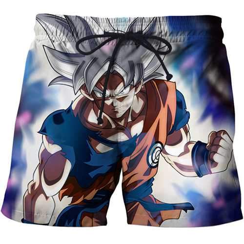 3D dragon ball beach pants summer swimsuit beach watermark case flower series pants men's streetwear hip-hop style full size men