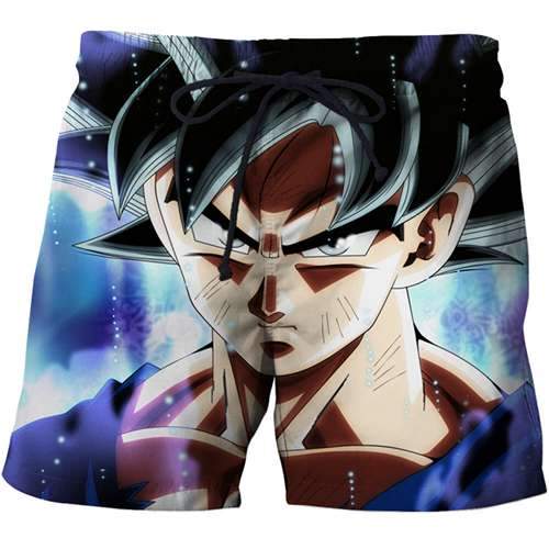 3D dragon ball beach pants summer swimsuit beach watermark case flower series pants men's streetwear hip-hop style full size men