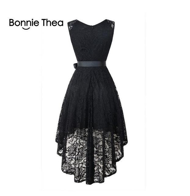 Bonnie thea Summer Women's Sleeveless Lace Dress Women's Blue Large Size Party with Elegant 5xl Dress