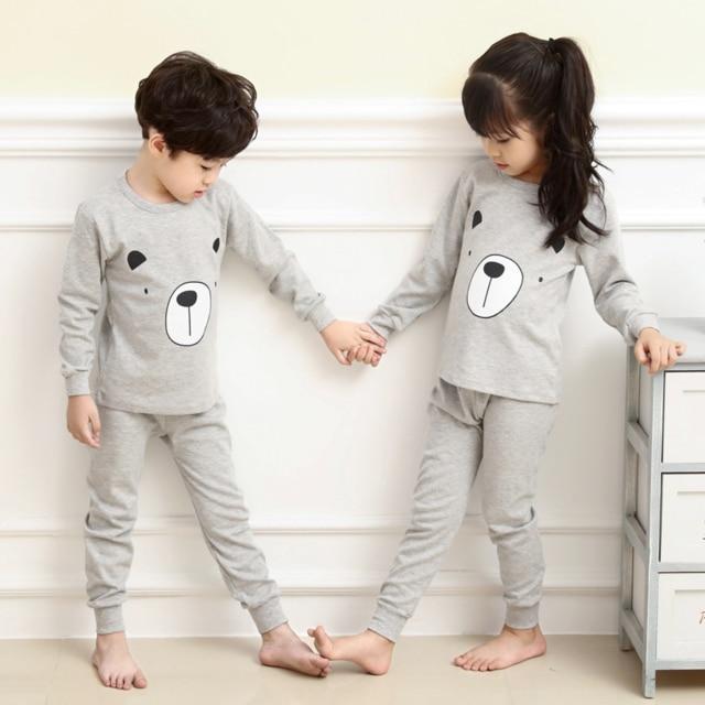 Kids Clothes Big Boys Girls Pajamas Unicorn Pyjamas Kids Sleepwear Cotton Toddler Nightwear Cartoon pijamas enfant Baby pajamas