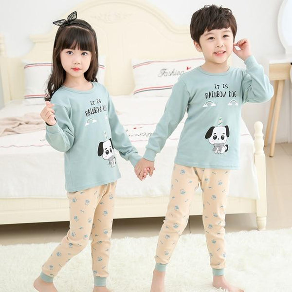 Kids Clothes Big Boys Girls Pajamas Unicorn Pyjamas Kids Sleepwear Cotton Toddler Nightwear Cartoon pijamas enfant Baby pajamas