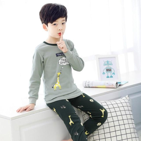 Kids Clothes Big Boys Girls Pajamas Unicorn Pyjamas Kids Sleepwear Cotton Toddler Nightwear Cartoon pijamas enfant Baby pajamas