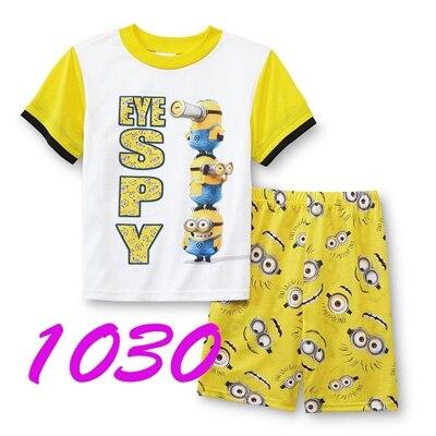 Retail! Children's pajamas Sets Summer Baby Girls pajamas Snow Queen cartoon Kids sleepwear short sleeve t-shirts+shorts suits