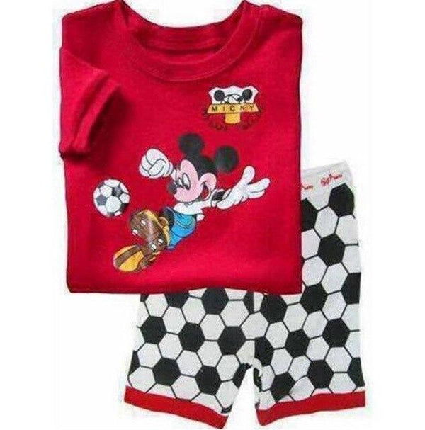 Retail! Children's pajamas Sets Summer Baby Girls pajamas Snow Queen cartoon Kids sleepwear short sleeve t-shirts+shorts suits