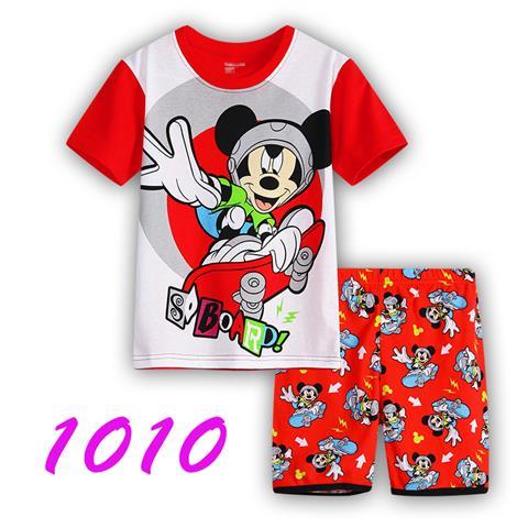 Summer Girls Princess Pajamas Baby Cartoon Clothing Sets Kids Pyjamas Pijamas Boys Girls short Sleeve Sleepwear Night wear