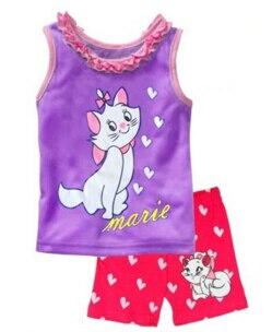 Summer Girls Princess Pajamas Baby Cartoon Clothing Sets Kids Pyjamas Pijamas Boys Girls short Sleeve Sleepwear Night wear