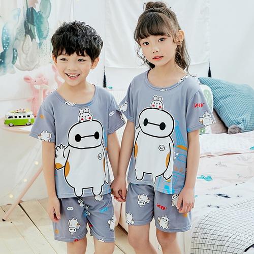 Children Clothing Summer pyjamas Girls Baby Pajamas Cotton Princess Nightgown Kids Home Cltohing Girl Sleepwear XIN507
