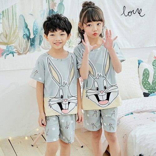 Children Clothing Summer pyjamas Girls Baby Pajamas Cotton Princess Nightgown Kids Home Cltohing Girl Sleepwear XIN507