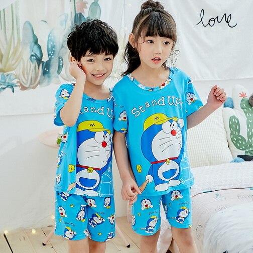 Children Clothing Summer pyjamas Girls Baby Pajamas Cotton Princess Nightgown Kids Home Cltohing Girl Sleepwear XIN507
